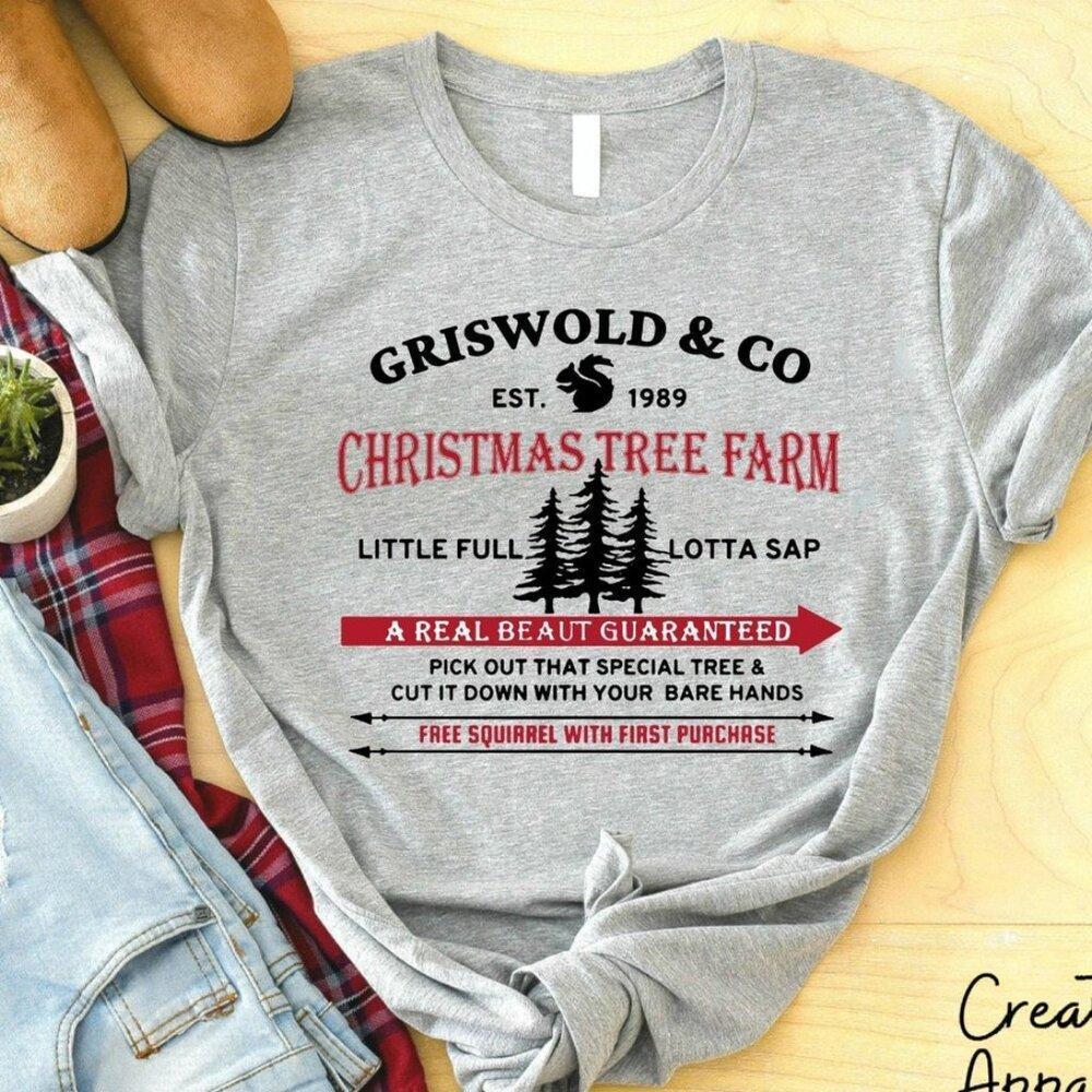 Griswold Co Shirt, Christmas Tree Farm Shirt Christmas Movie Shirt Funny Chritma